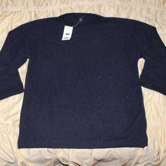 Banana Republic SOFT SPARKLY Navy Sweater NWT - Picture 7 of 7